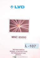 LVD-LVD MNC 85000, CNC Control, Programming & Operations User Manual Year (1987)-MNC-01
